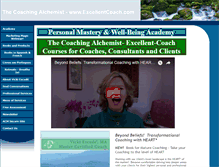 Tablet Screenshot of excellentcoach.com